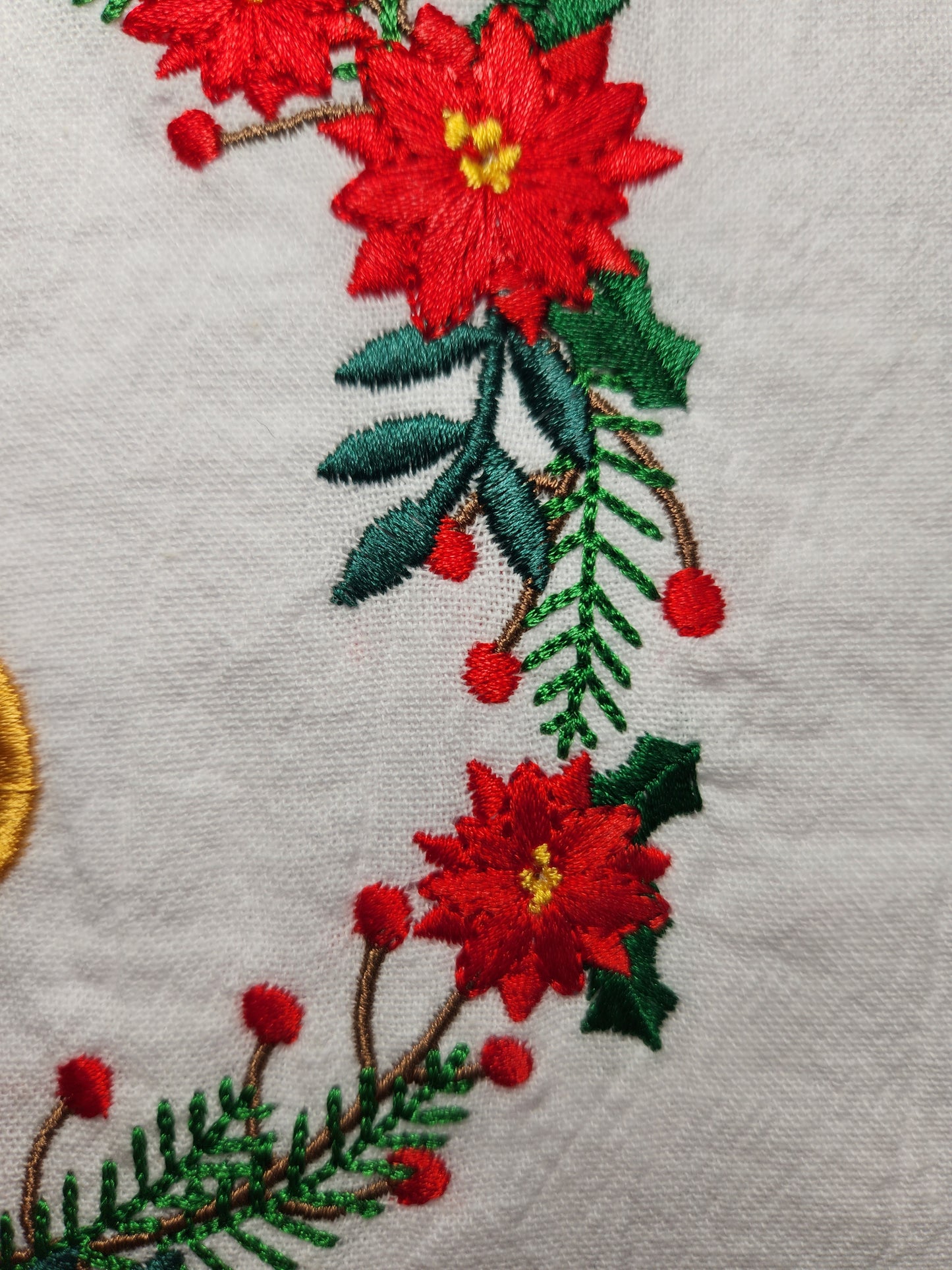 Personalized Christmas Dish Towel, Embroidered Dish Towel, Flour Sack Tea Towel, Kitchen Tea Towel, Personalized Gift