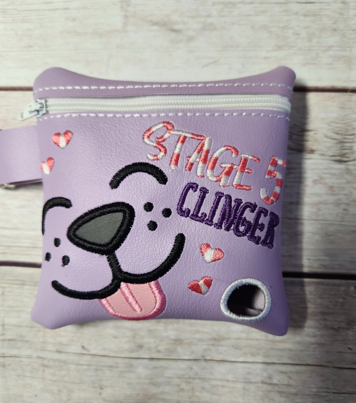 Stage 5 Clinger Poop Bag Holder, Poo Bag, Zipper Pouch, Dog Walking Bag Holder, Funny Dog Bag