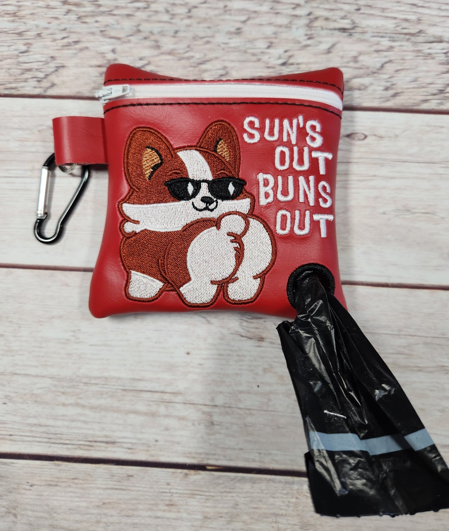 Corgi Dog Poop Bag Holder, Dog Walking Bag, Funny Poop Bag