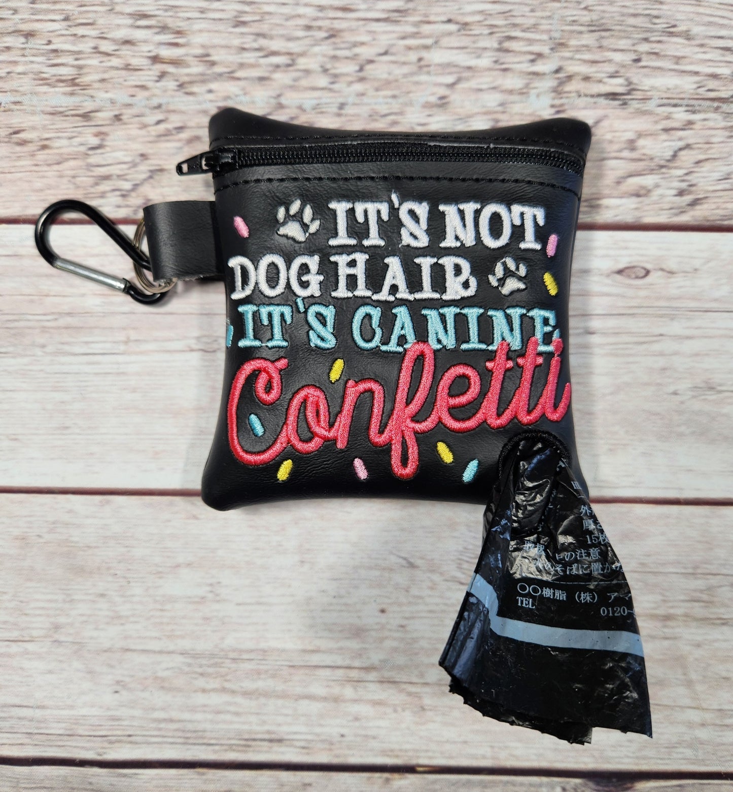 Canine Confetti Dog Poop Bag Holder, Dog Walking Bag