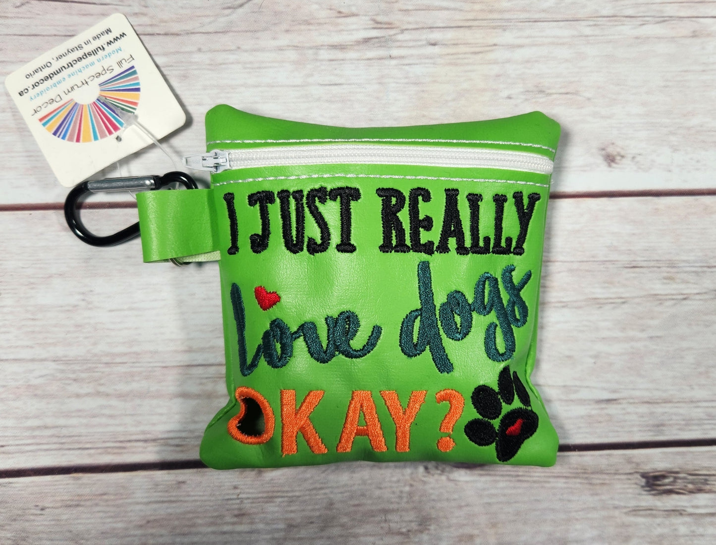 I Just Really Love Dogs Dog Poop Bag Holder