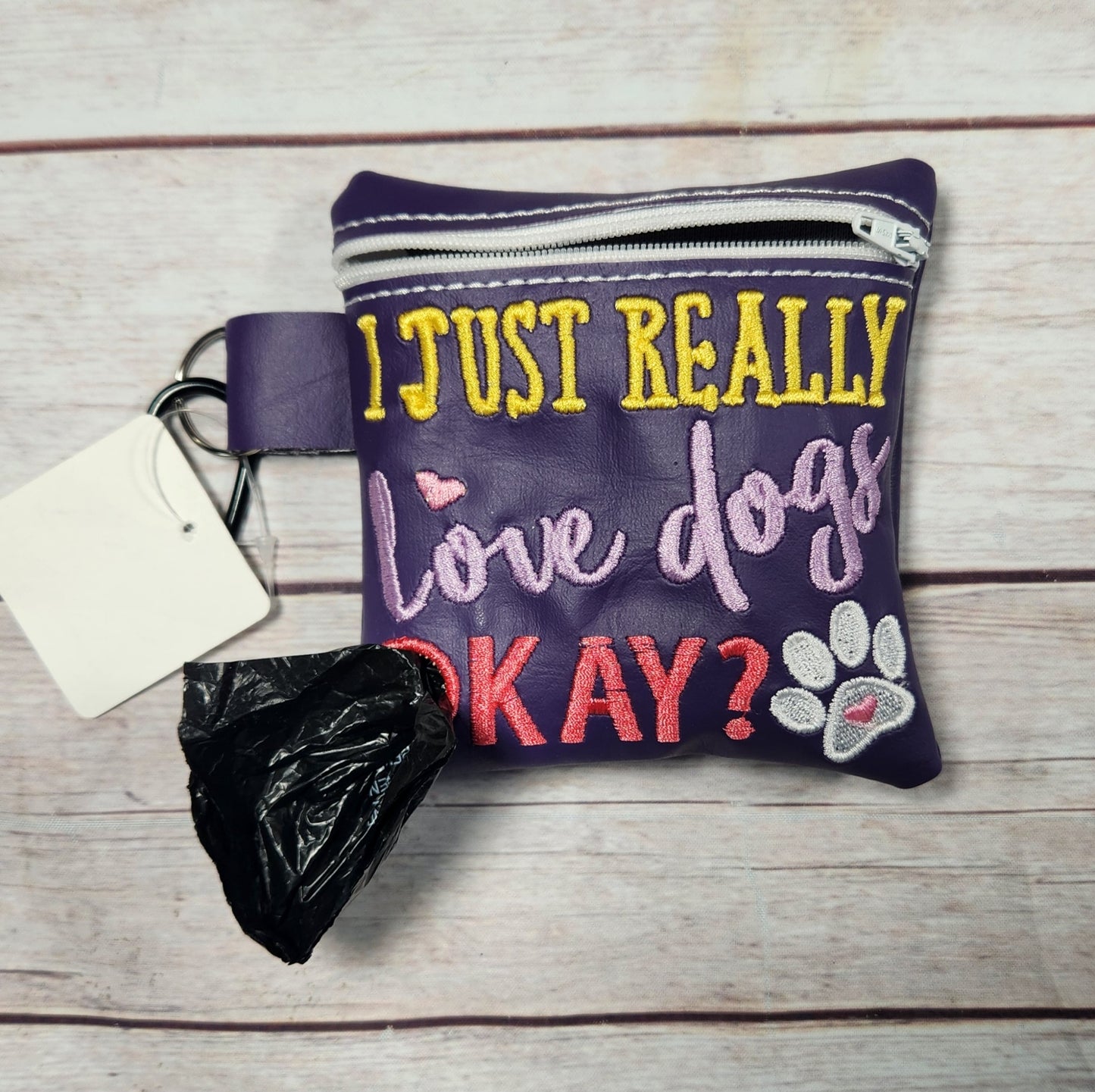 I Just Really Love Dogs Dog Poop Bag Holder