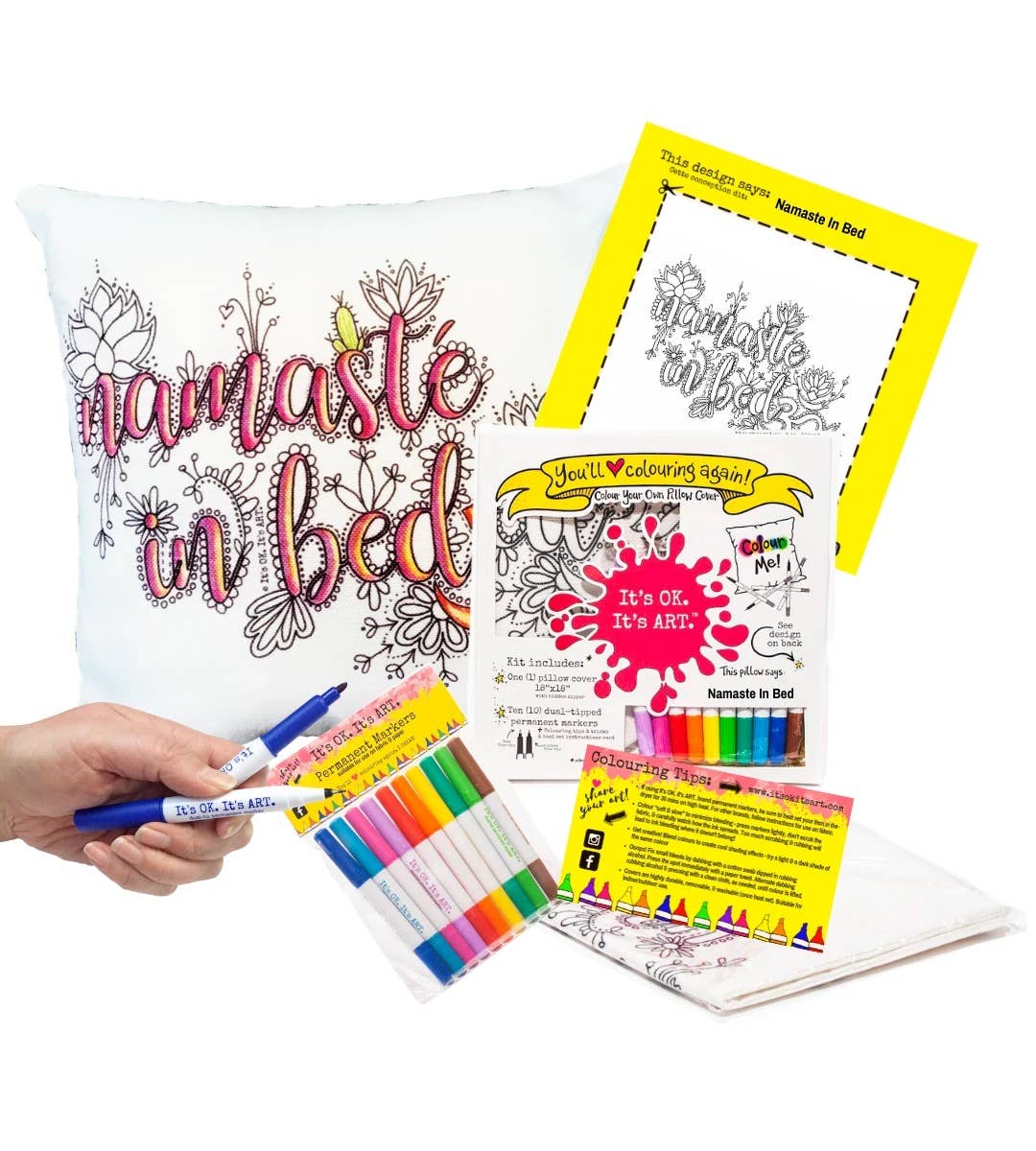 Namaste in Bed Creative Color Kit