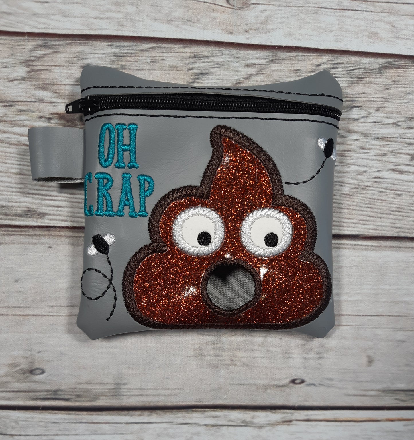 Vinyl Poop Bag Pouch