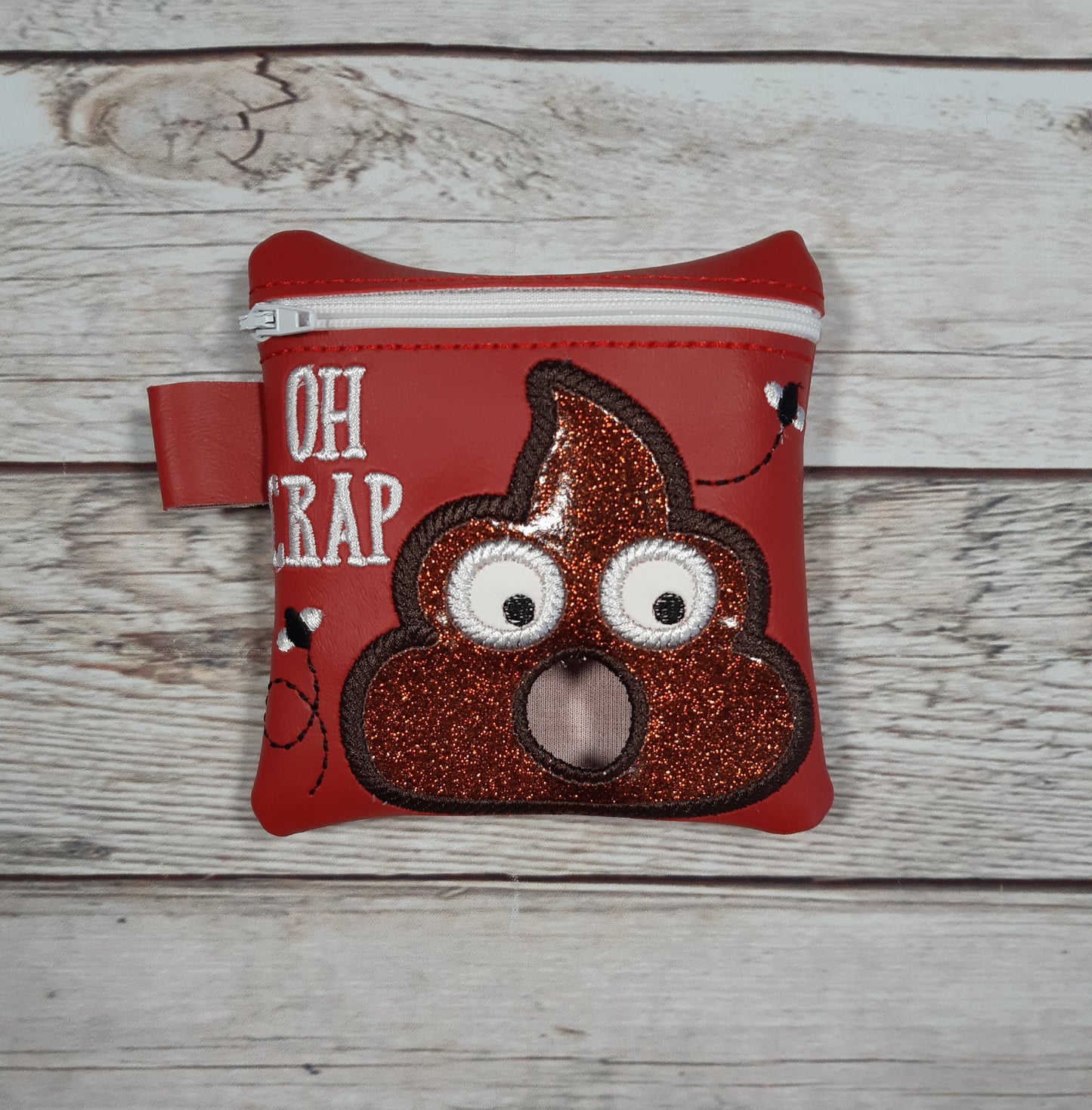 Vinyl Poop Bag Pouch