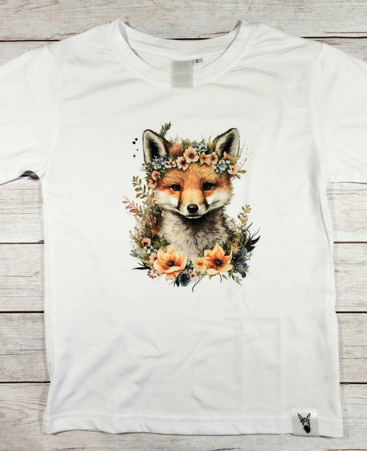 Fox t-shirt /Pretty Shirt for little girl / Dye sublimated shirt