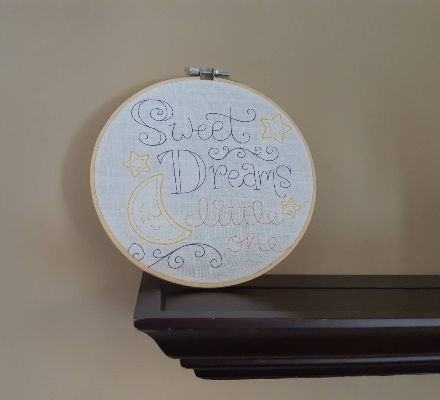 Embroidered Hoop Art, 8" Hoop